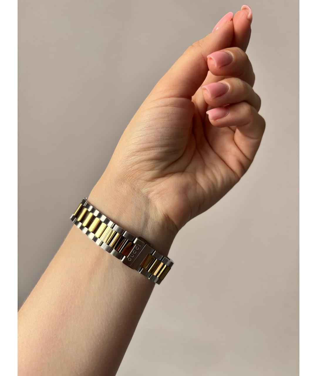 GUCCI Серебряные стальные часы, фото 5