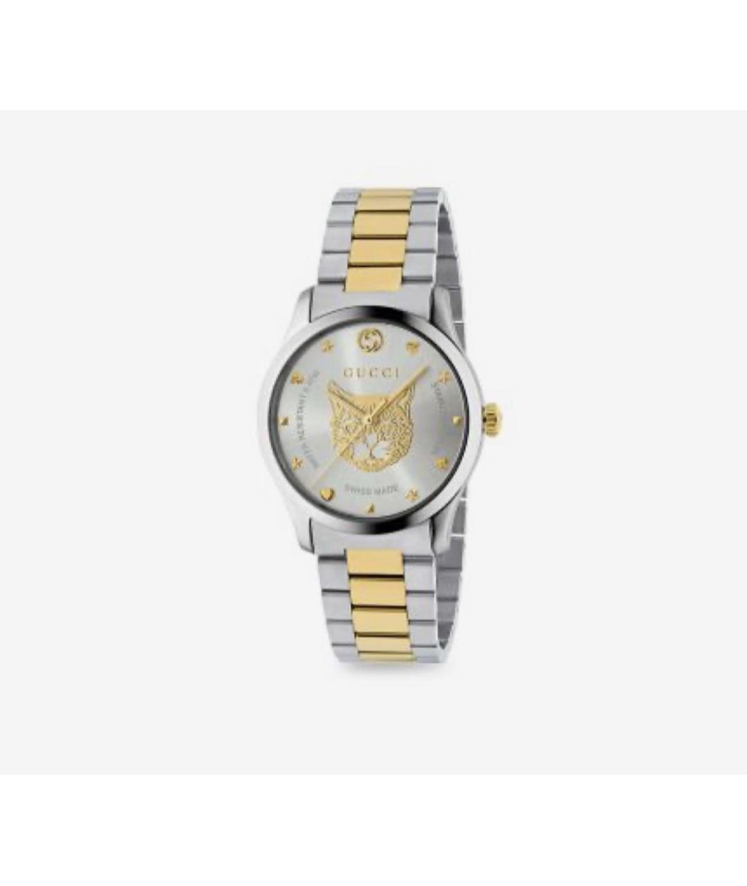 GUCCI Серебряные стальные часы, фото 6