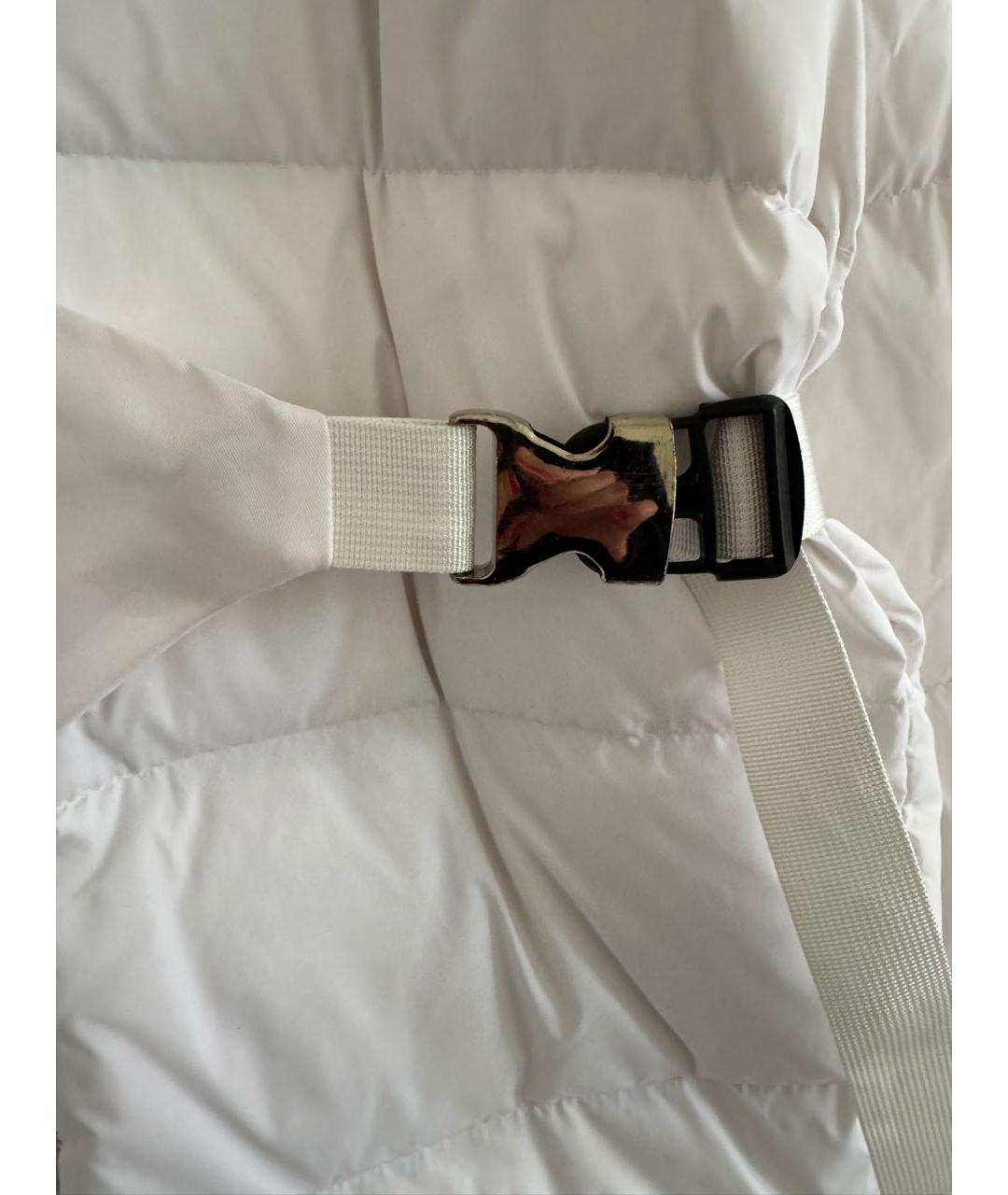PRADA Белый полиамидовый пуховик, фото 5