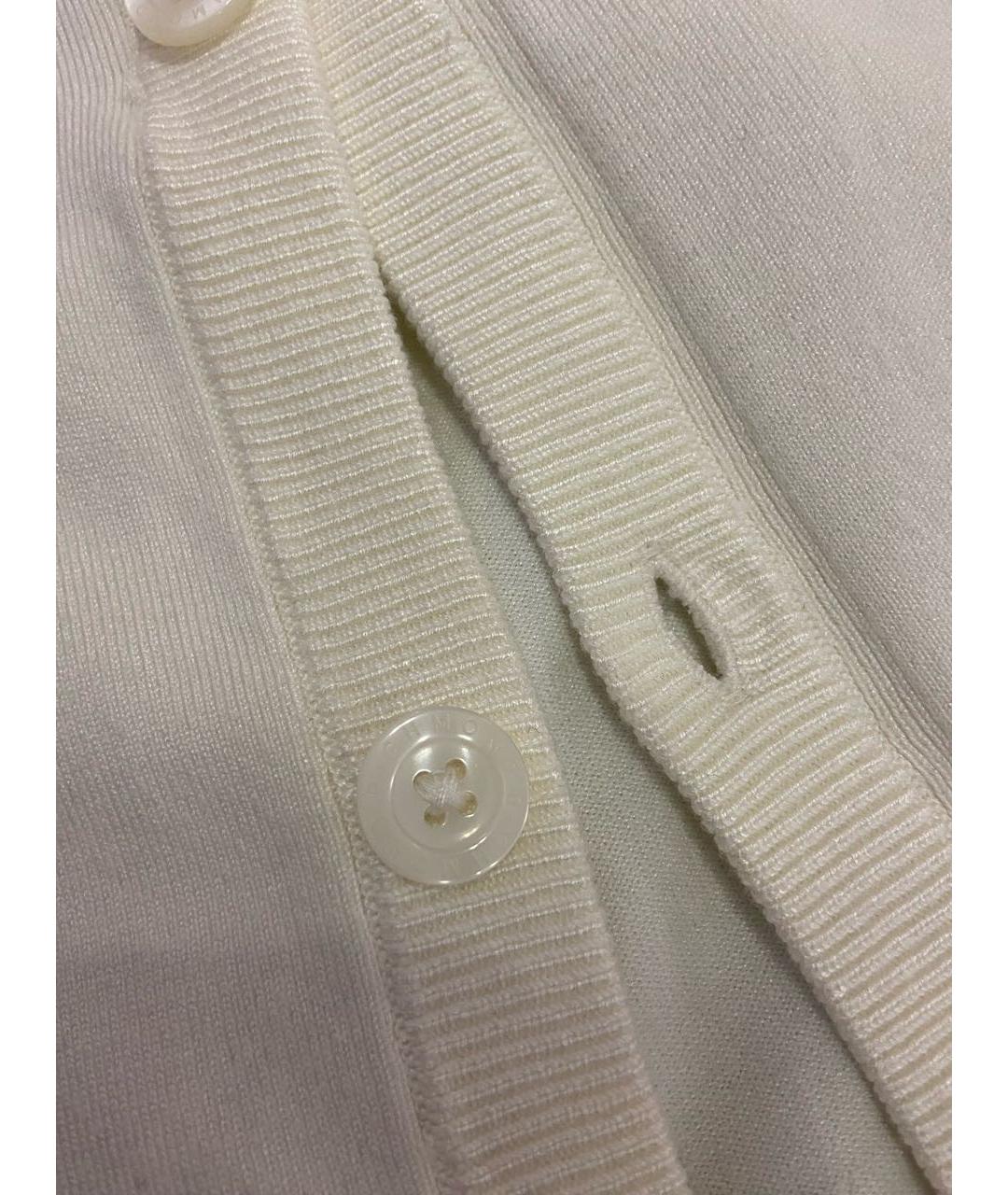 JOHN RICHMOND Белый вискозный кардиган, фото 4