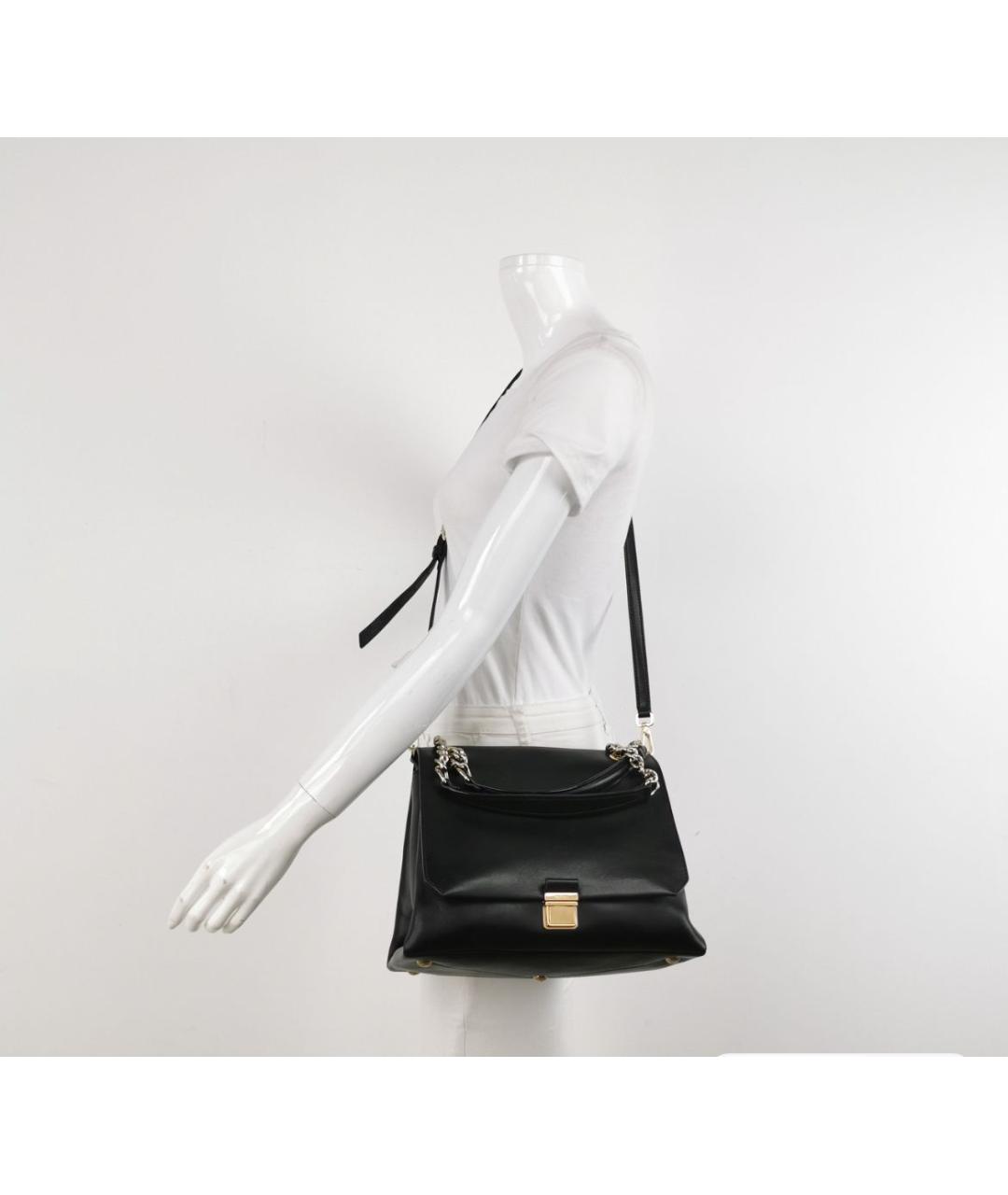 MIU MIU Черная кожаная сумка через плечо, фото 3