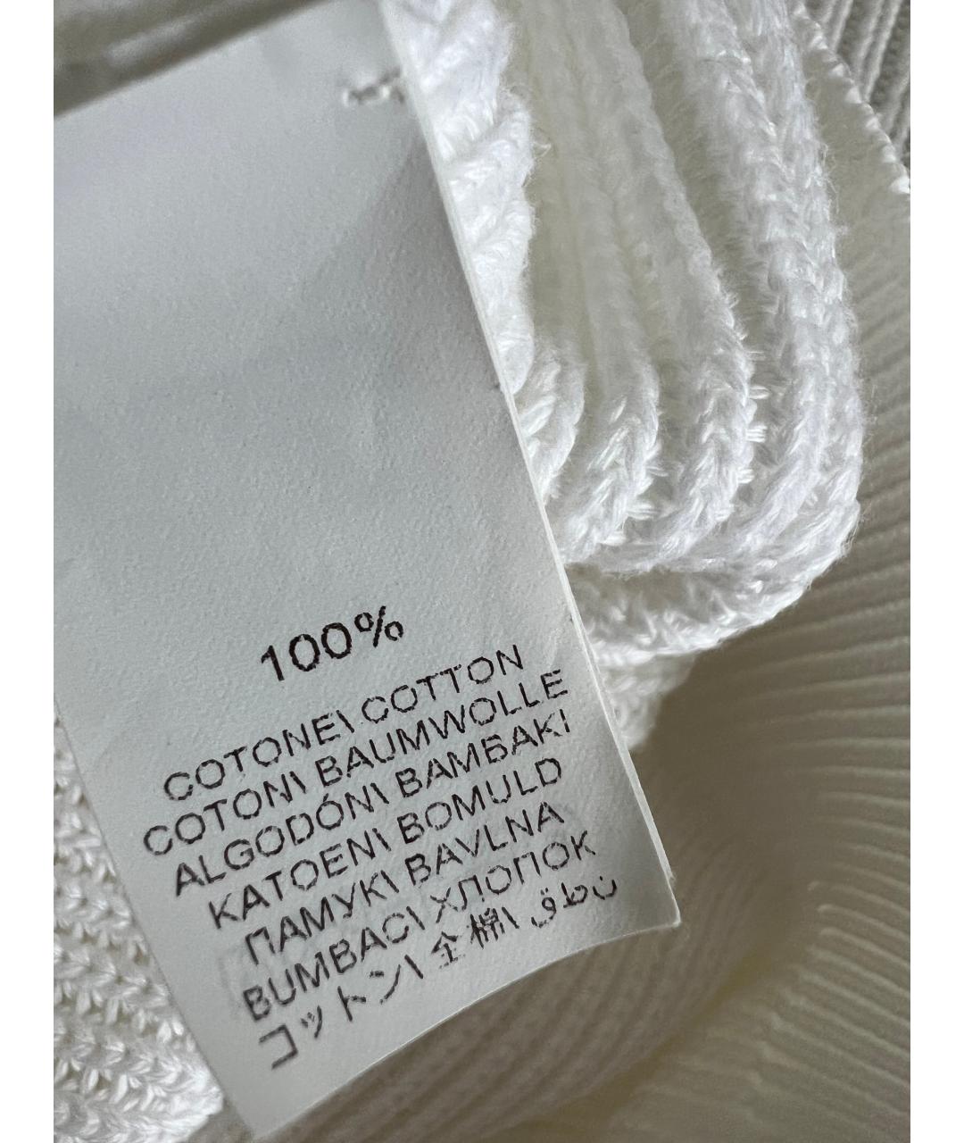 BRUNELLO CUCINELLI Белый хлопковый джемпер / свитер, фото 5