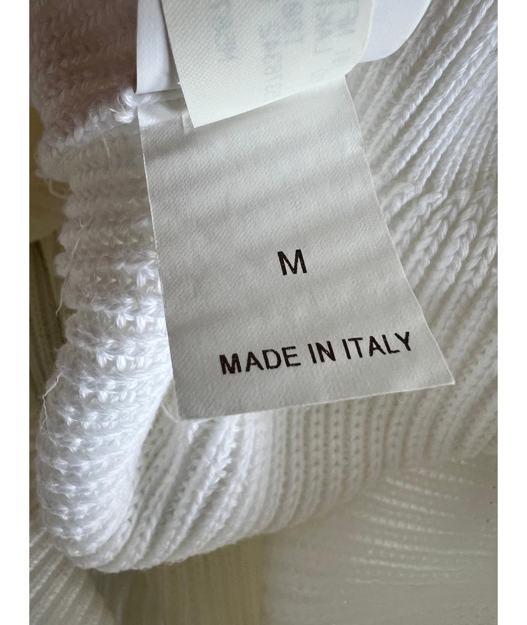 BRUNELLO CUCINELLI Белый хлопковый джемпер / свитер, фото 6