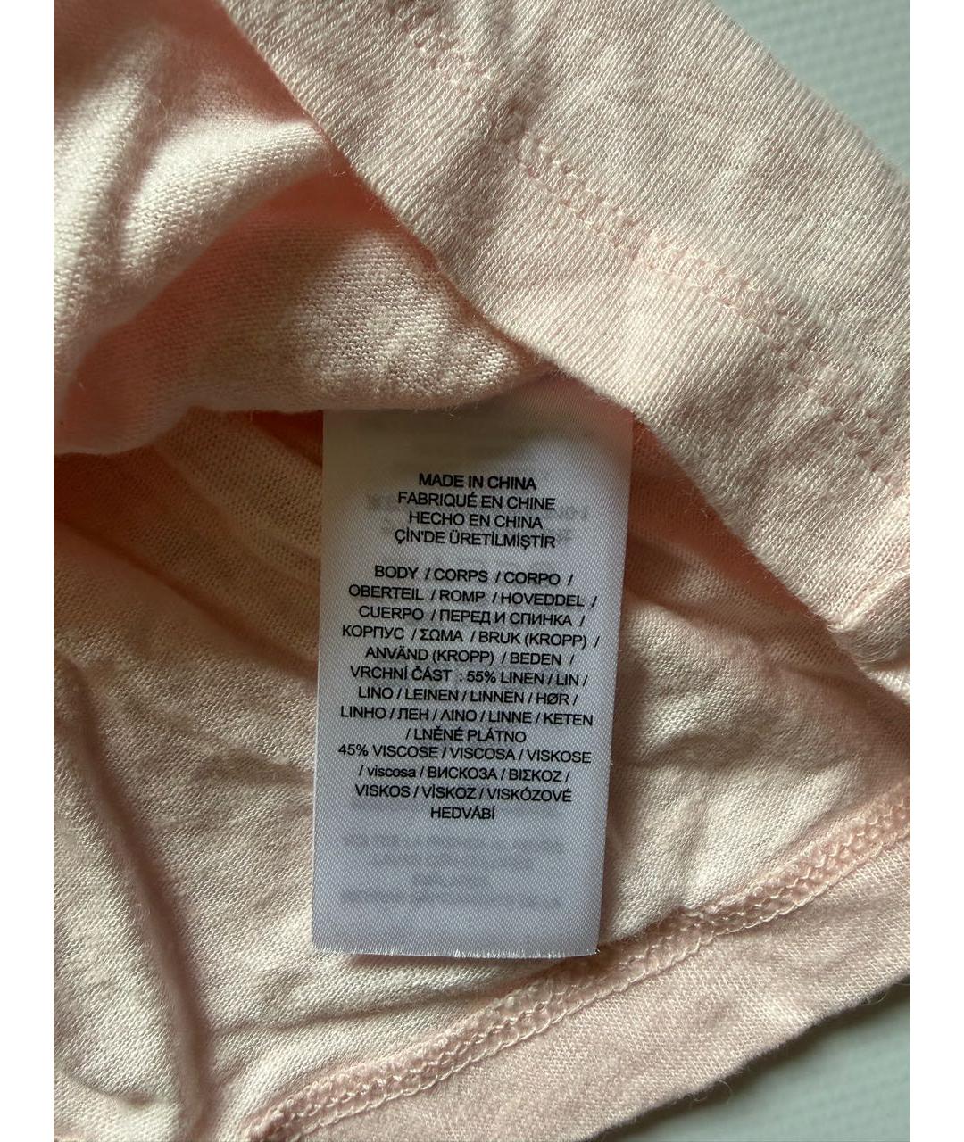 RALPH LAUREN Розовая футболка, фото 5