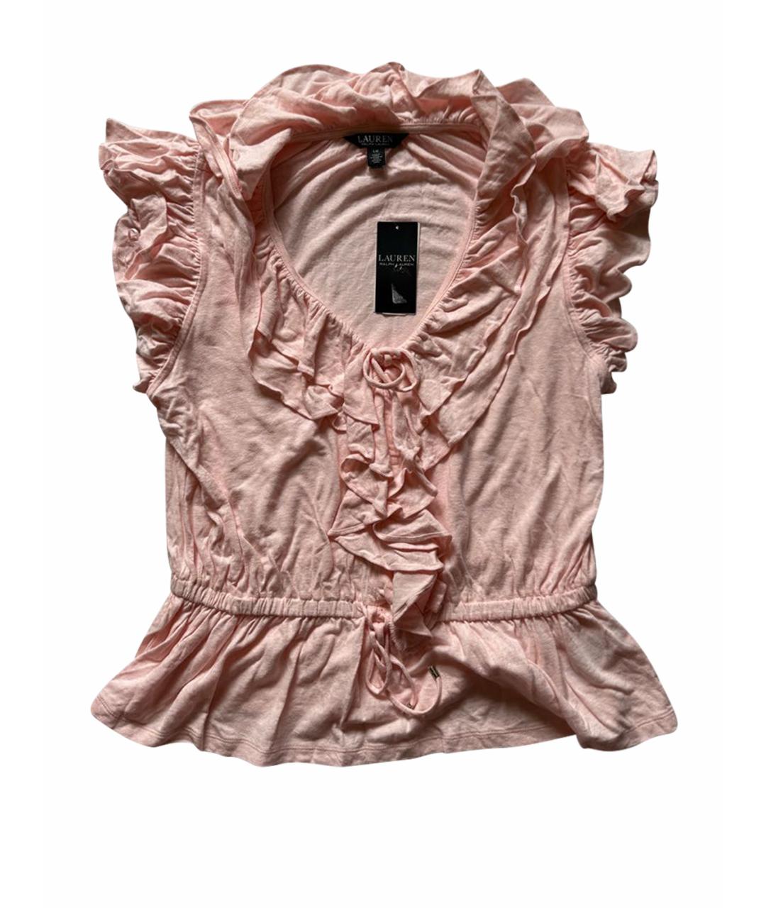 RALPH LAUREN Розовая футболка, фото 1