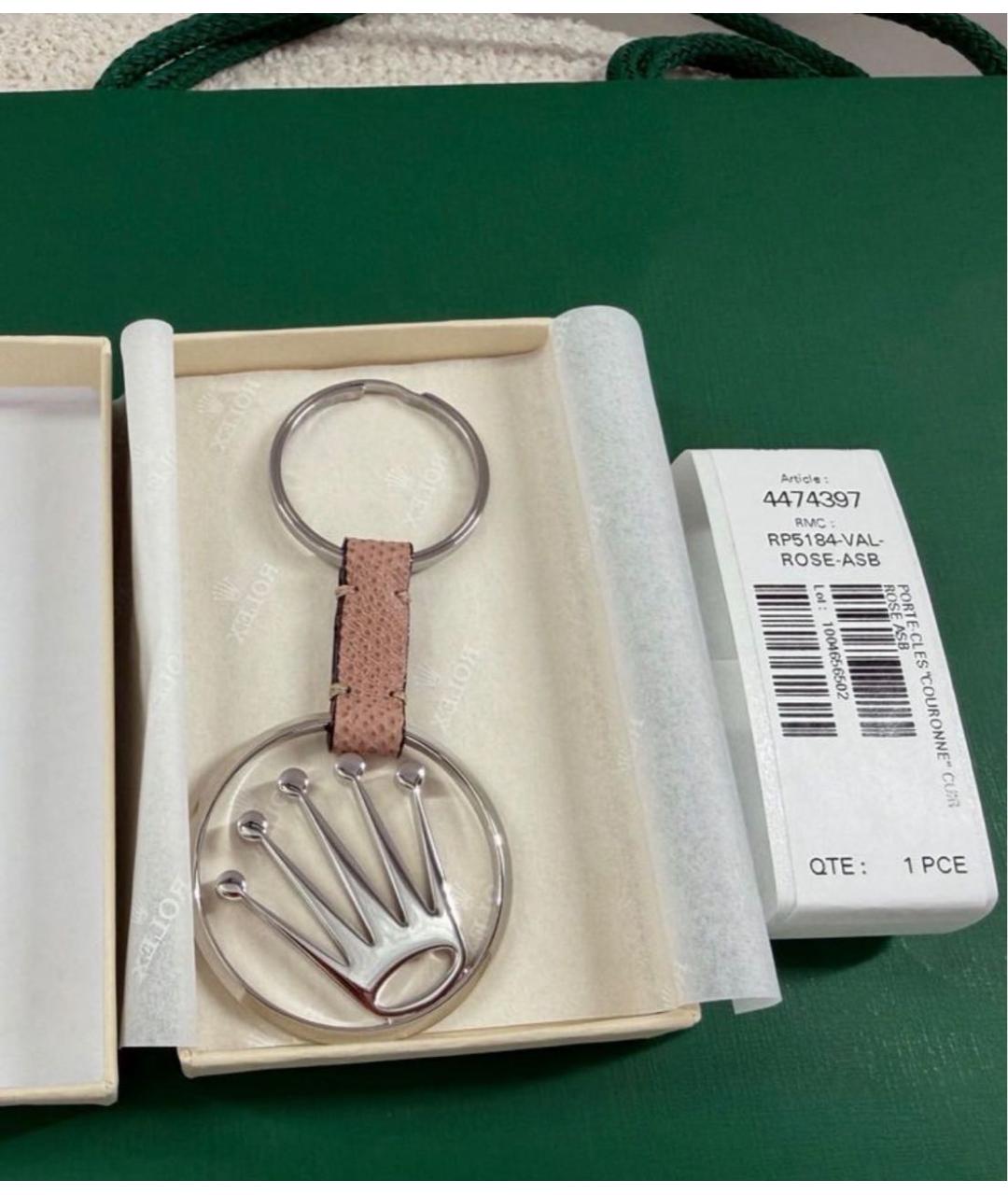 ROLEX Розовый брелок, фото 4