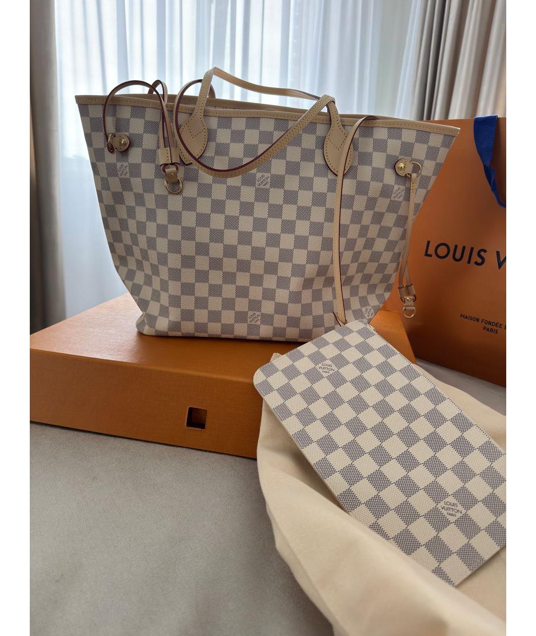 LOUIS VUITTON Бежевая сумка тоут, фото 5