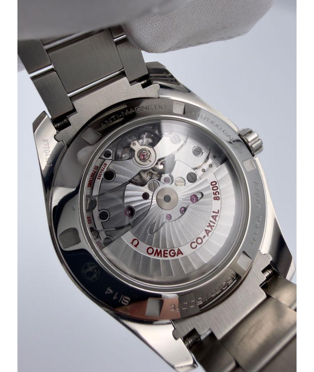 OMEGA Серебряные стальные часы, фото 6