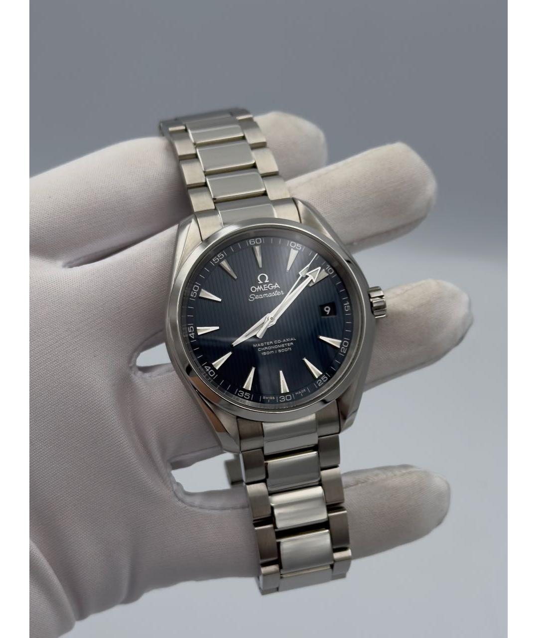 OMEGA Серебряные стальные часы, фото 8