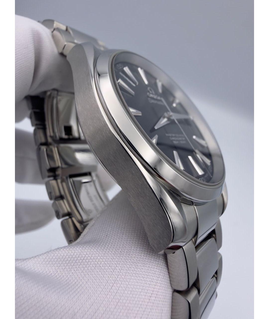 OMEGA Серебряные стальные часы, фото 3