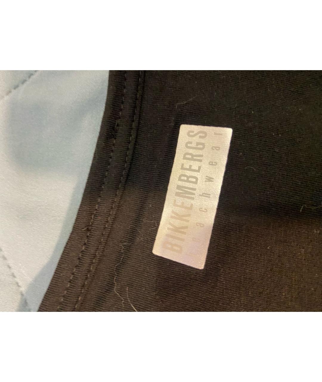 BIKKEMBERGS Черная хлопковая футболка, фото 6