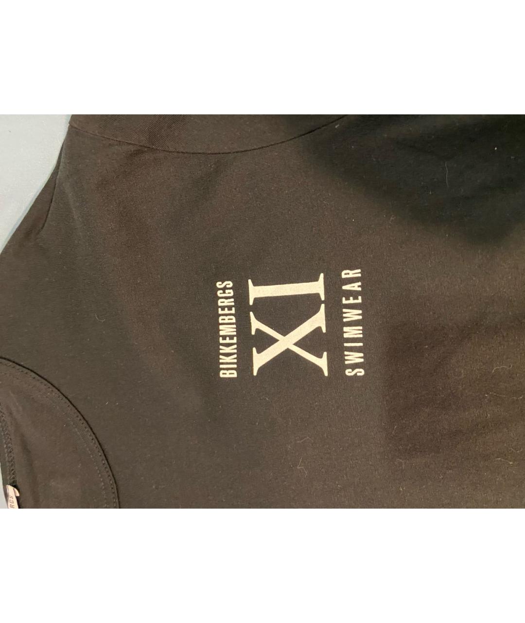 BIKKEMBERGS Черная хлопковая футболка, фото 5