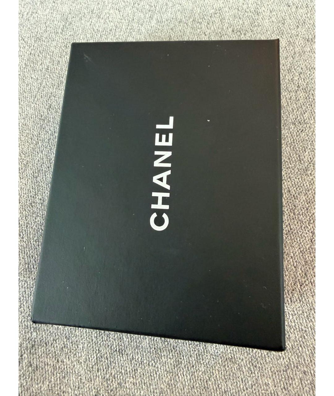 CHANEL Красные металлические серьги, фото 5