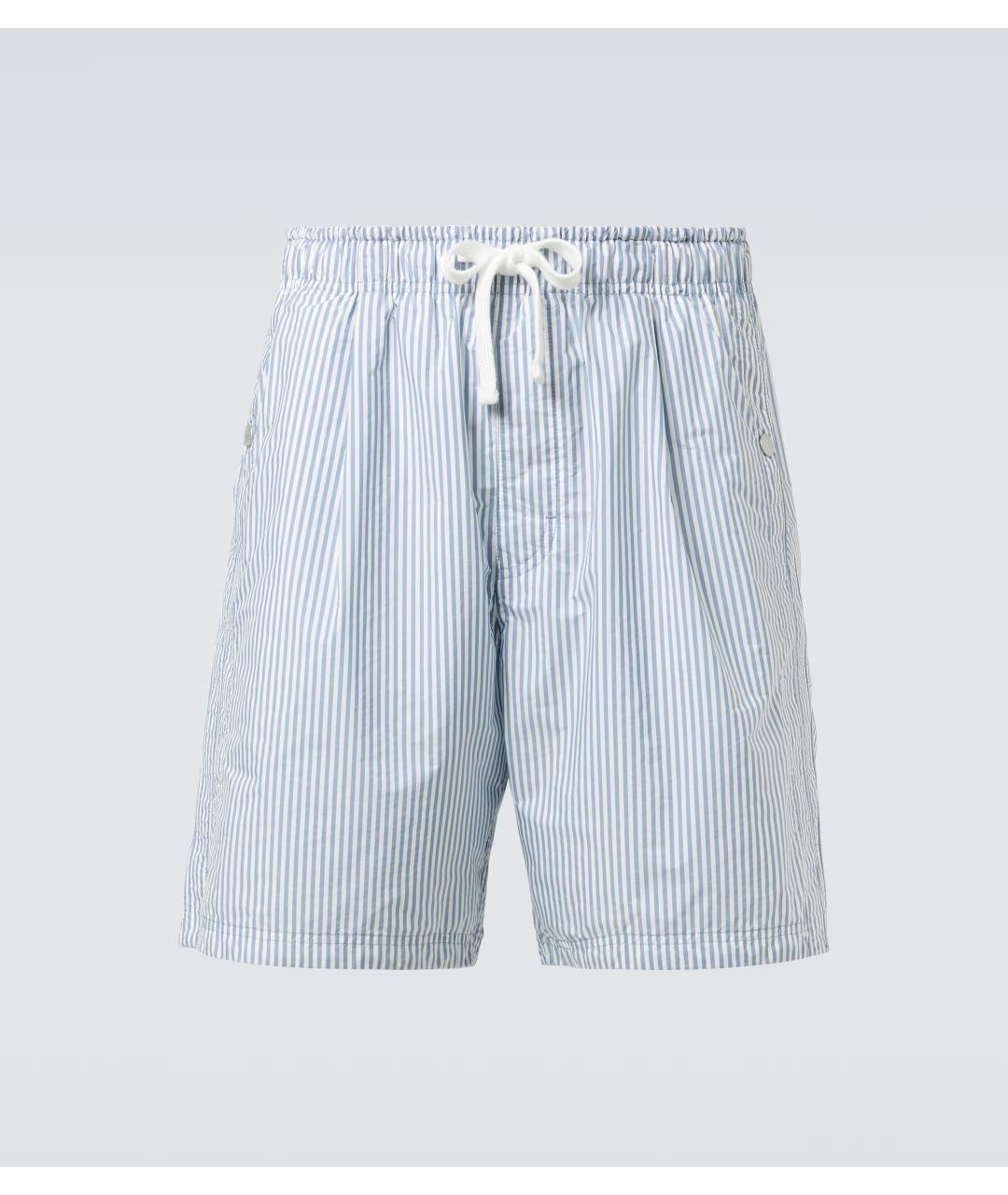 STONE ISLAND Голубые полиамидовые шорты, фото 10