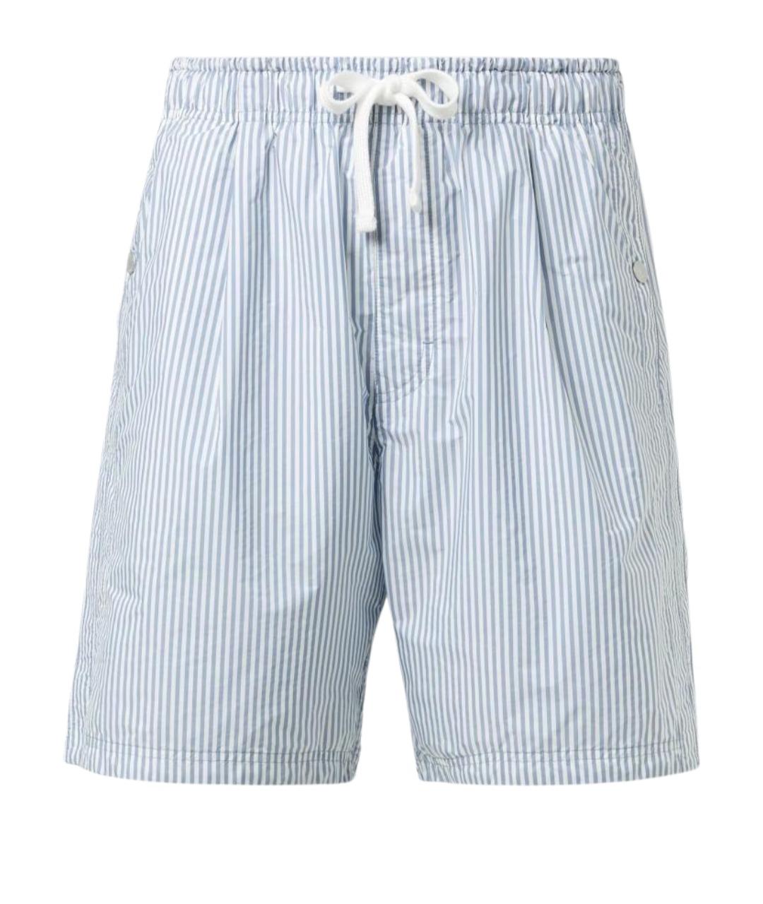STONE ISLAND Голубые полиамидовые шорты, фото 1