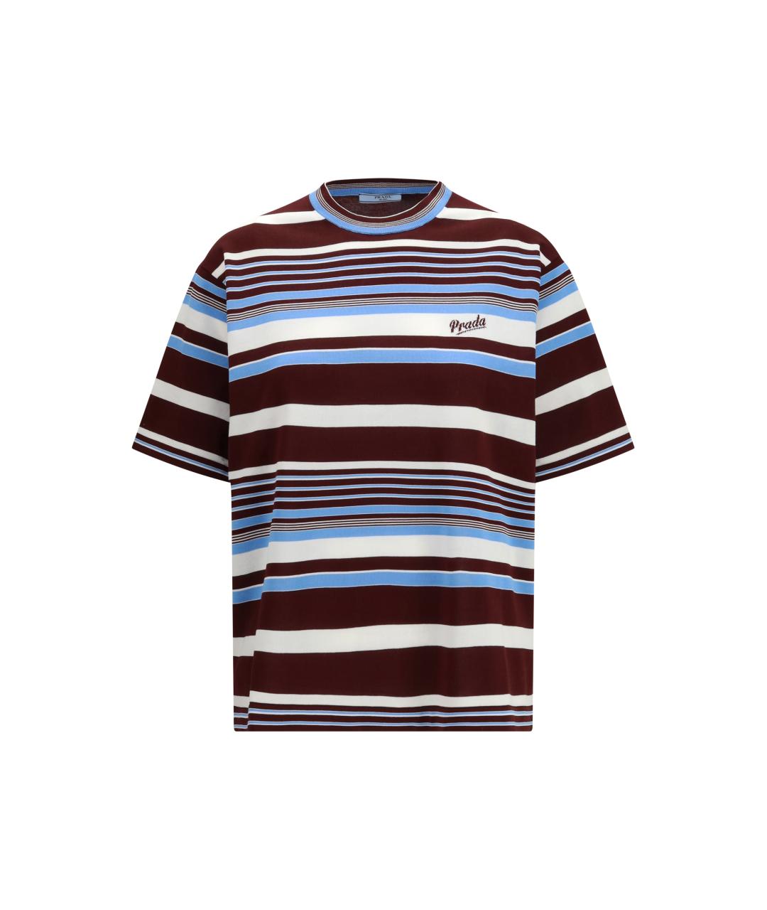 PRADA Мульти хлопковая футболка, фото 1