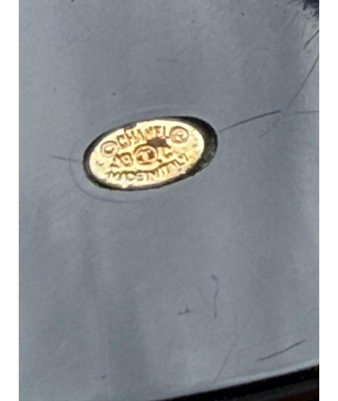 CHANEL Золотой металлический браслет, фото 4