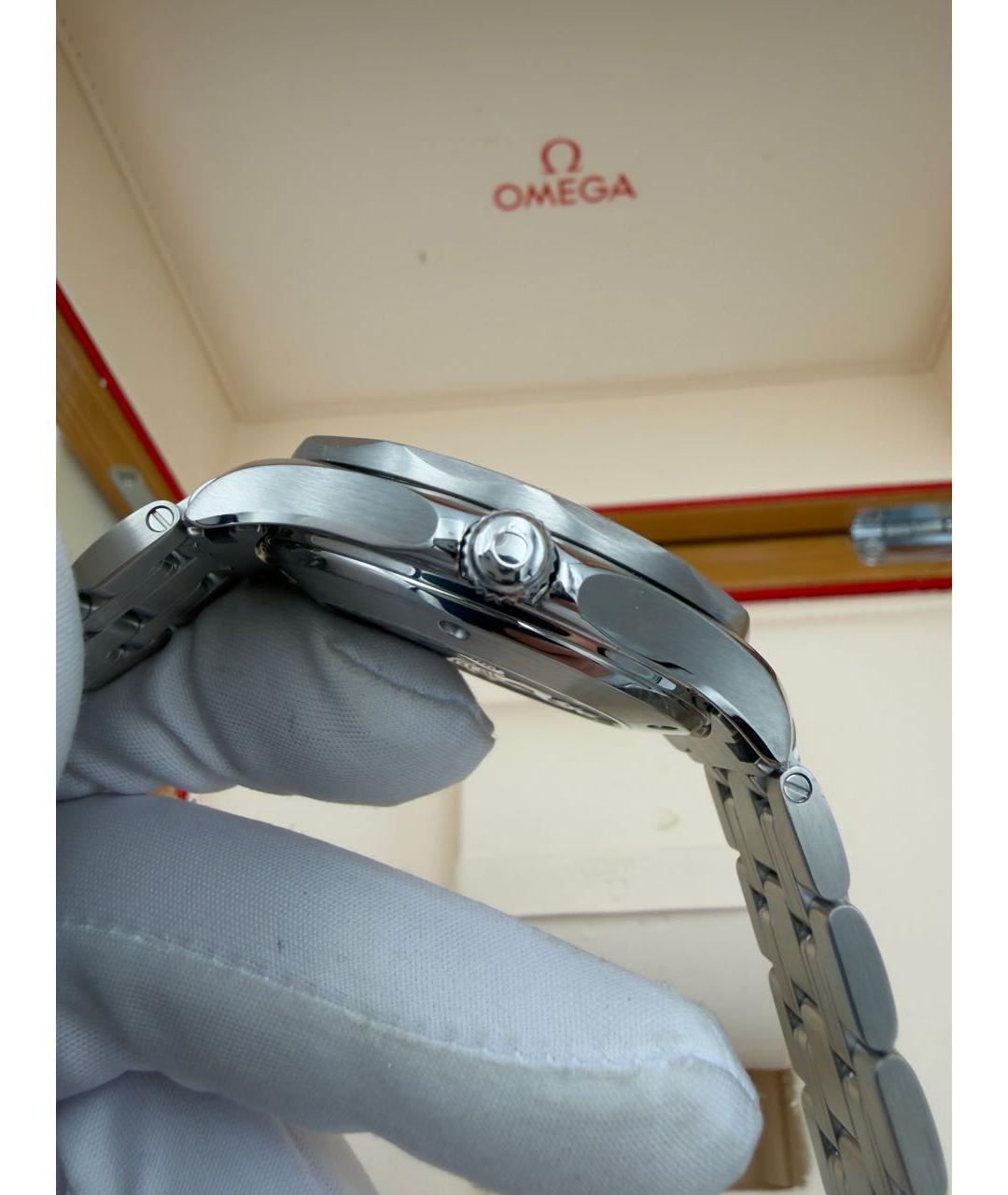 OMEGA Серебряные стальные часы, фото 4