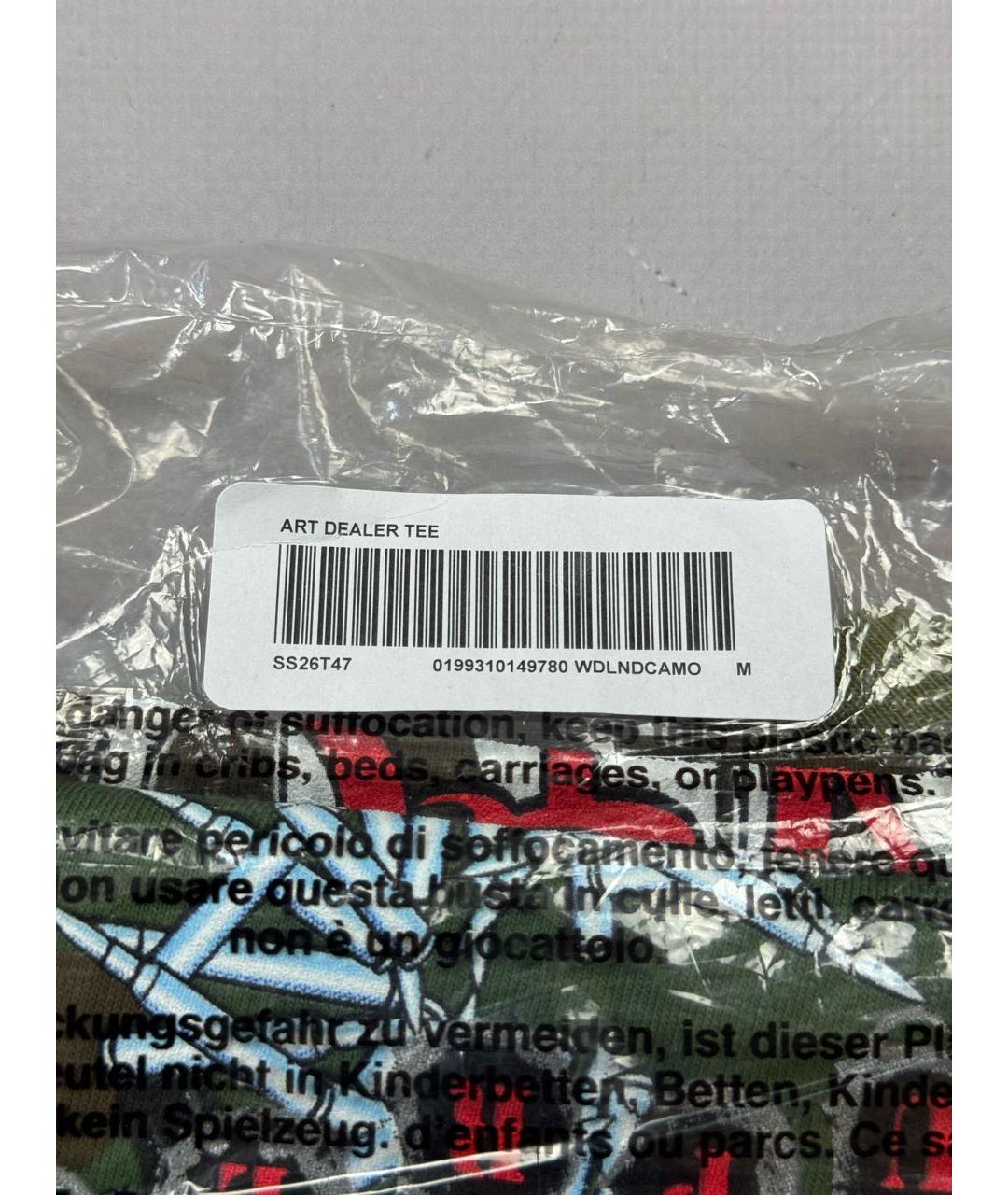 SUPREME Мульти хлопковая футболка, фото 5