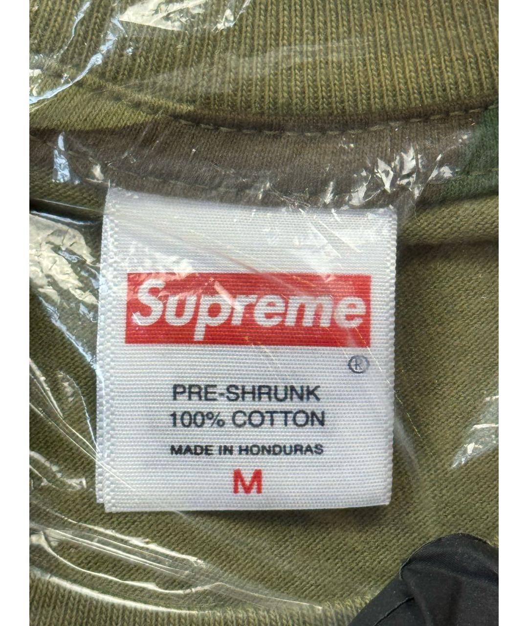 SUPREME Мульти хлопковая футболка, фото 6