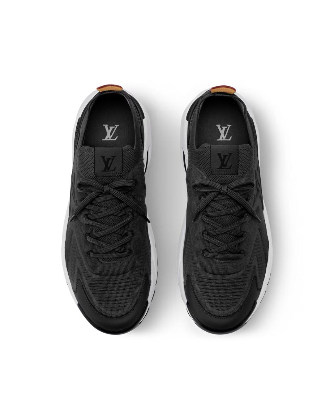 LOUIS VUITTON Черные низкие кроссовки / кеды, фото 2