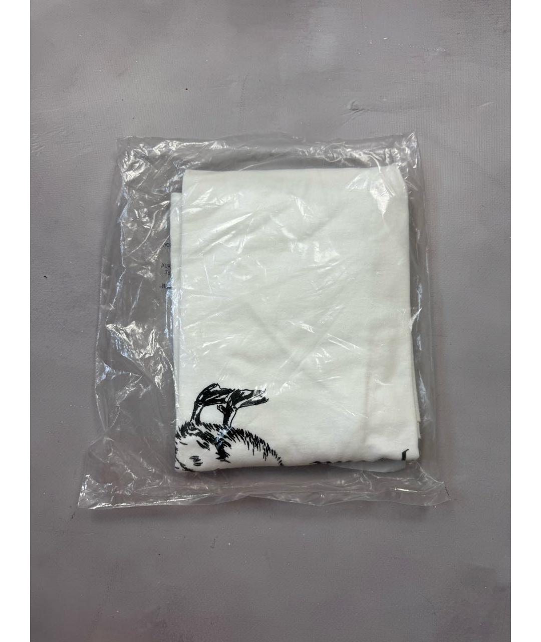 SUPREME Белая хлопковая футболка, фото 4