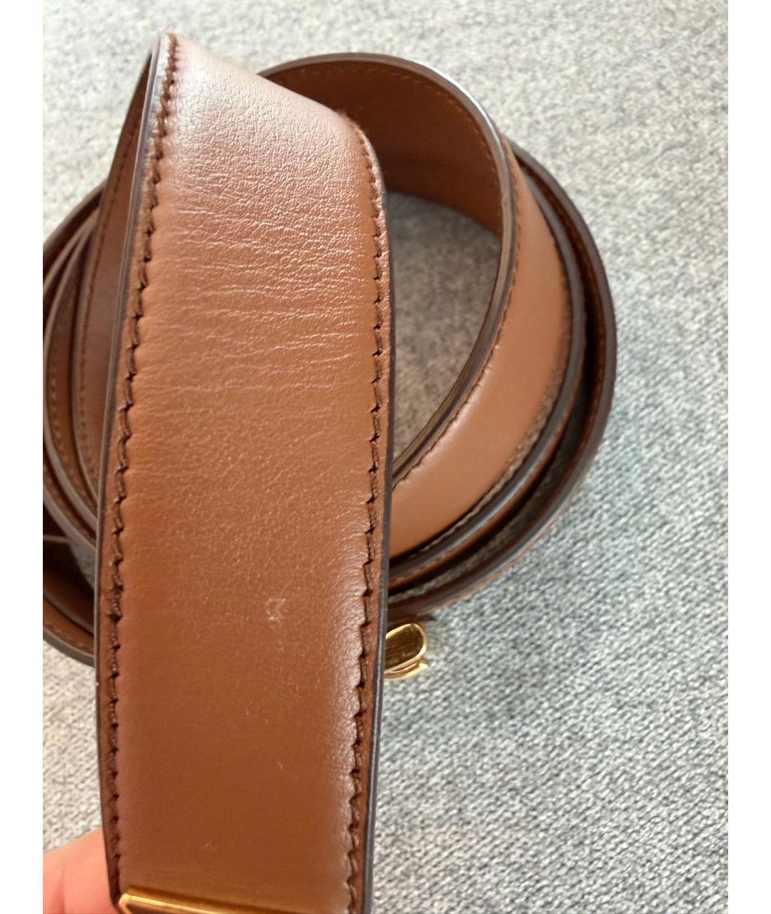 PRADA Коричневый ремень, фото 3