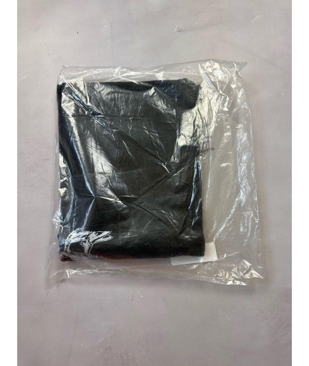 SUPREME Черная хлопковая футболка, фото 4