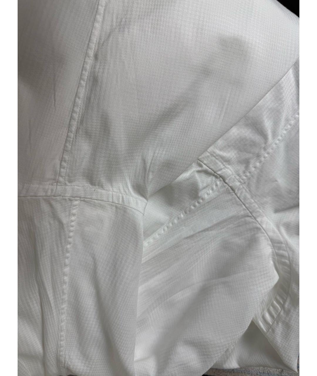 BRIONI Белая хлопковая классическая рубашка, фото 5