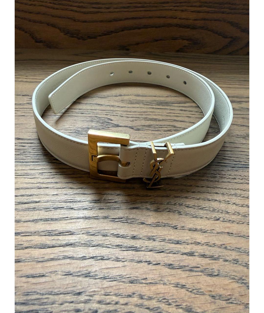 SAINT LAURENT Кожаный ремень, фото 2