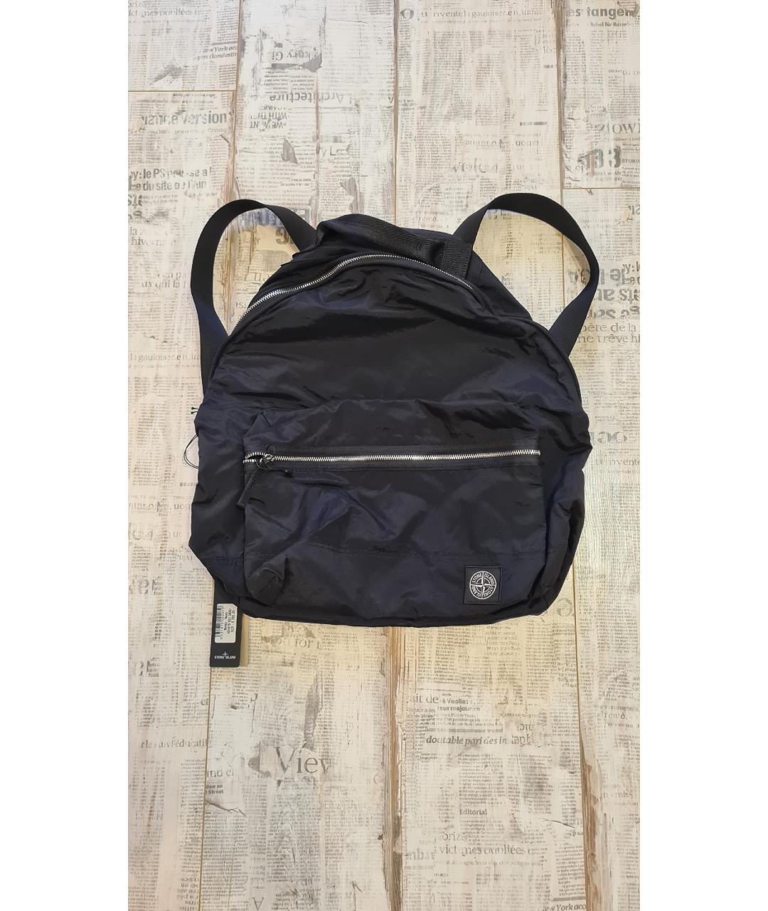 STONE ISLAND Черный рюкзак, фото 5