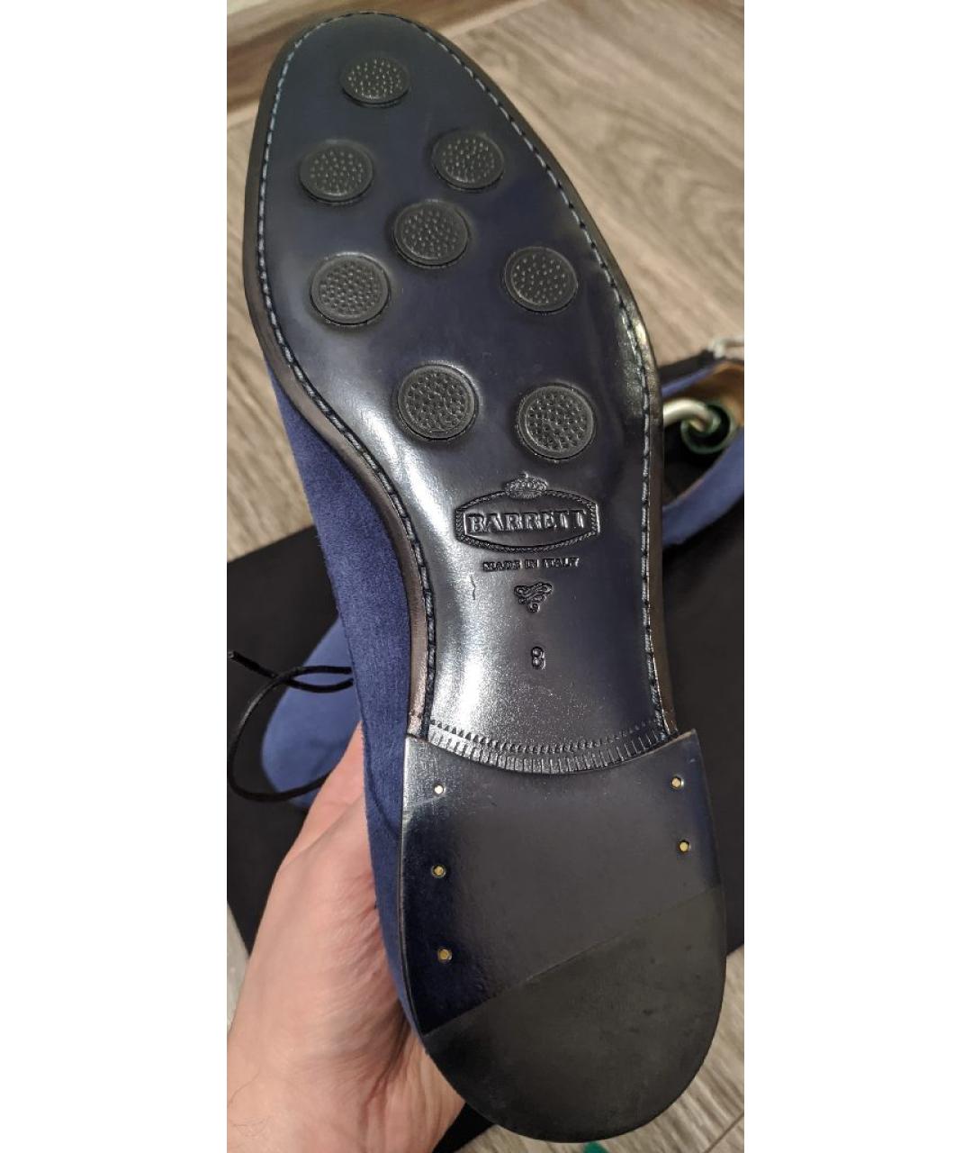 BARRETT Синие замшевые туфли, фото 6