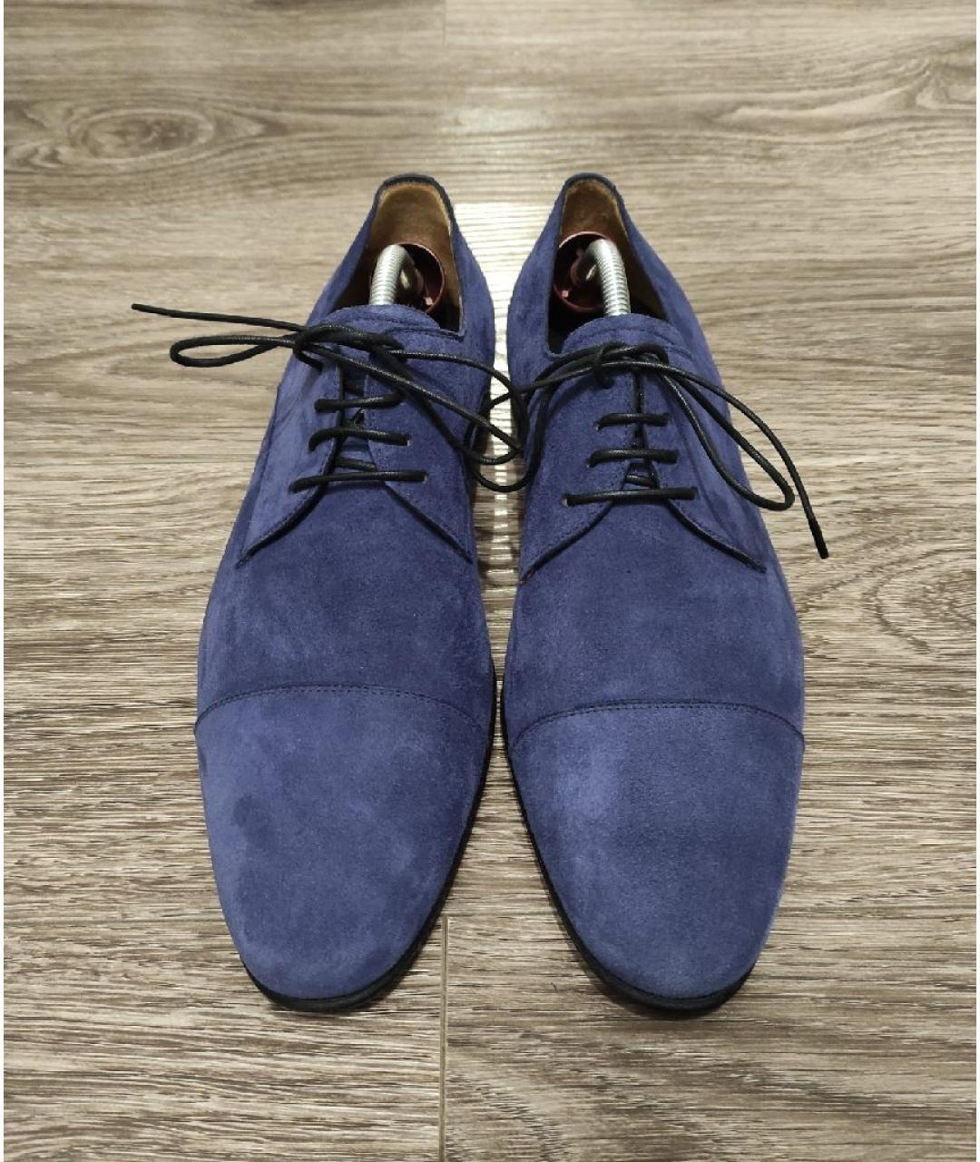 BARRETT Синие замшевые туфли, фото 2