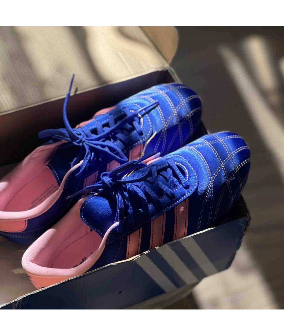 ADIDAS Темно-синие кроссовки из искусственной кожи, фото 6