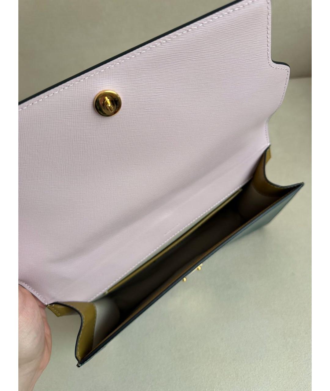 MARNI Розовая кожаная сумка через плечо, фото 4