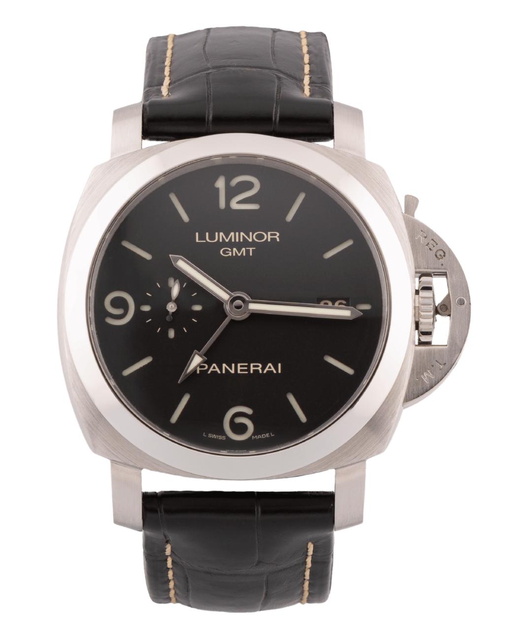 PANERAI Черные металлические часы, фото 4