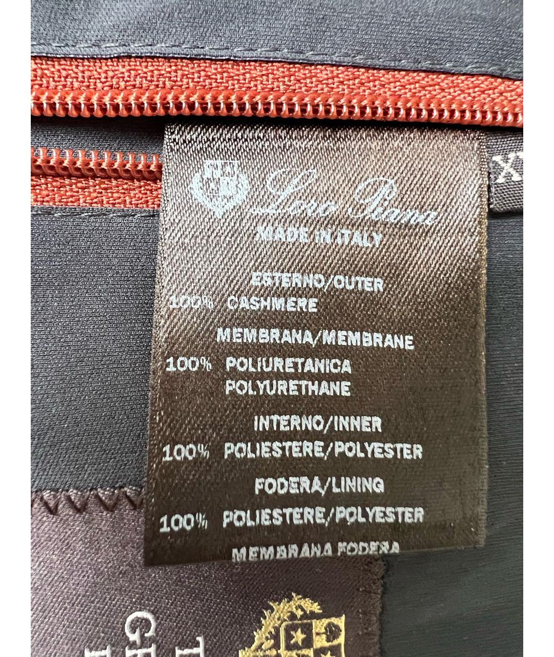 LORO PIANA Темно-синяя кашемировая куртка, фото 6