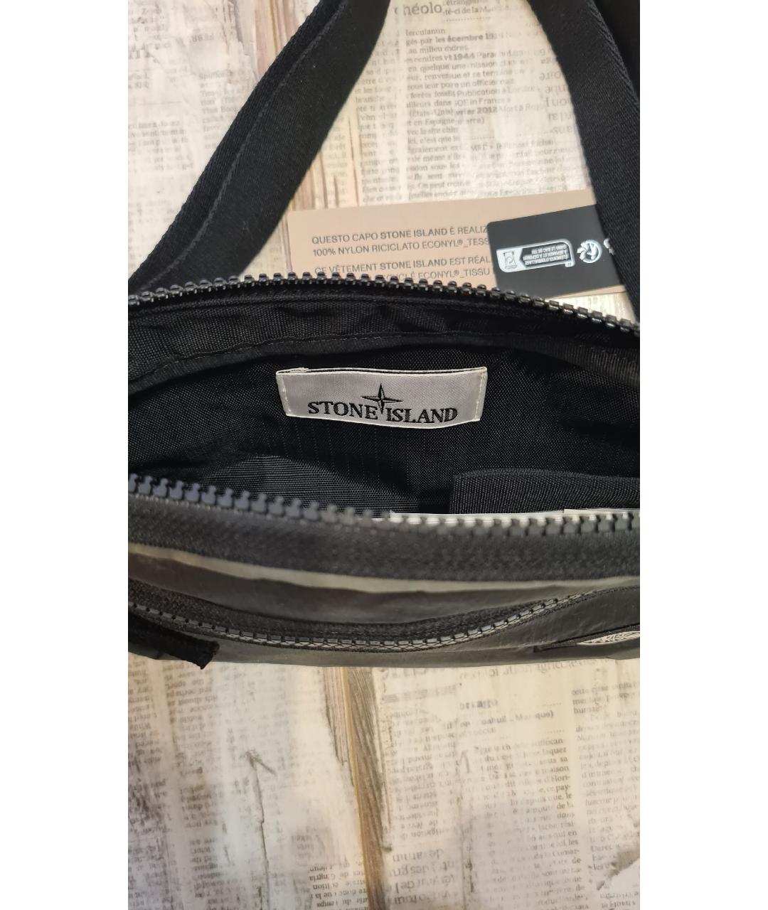 STONE ISLAND Хаки сумка на плечо, фото 6