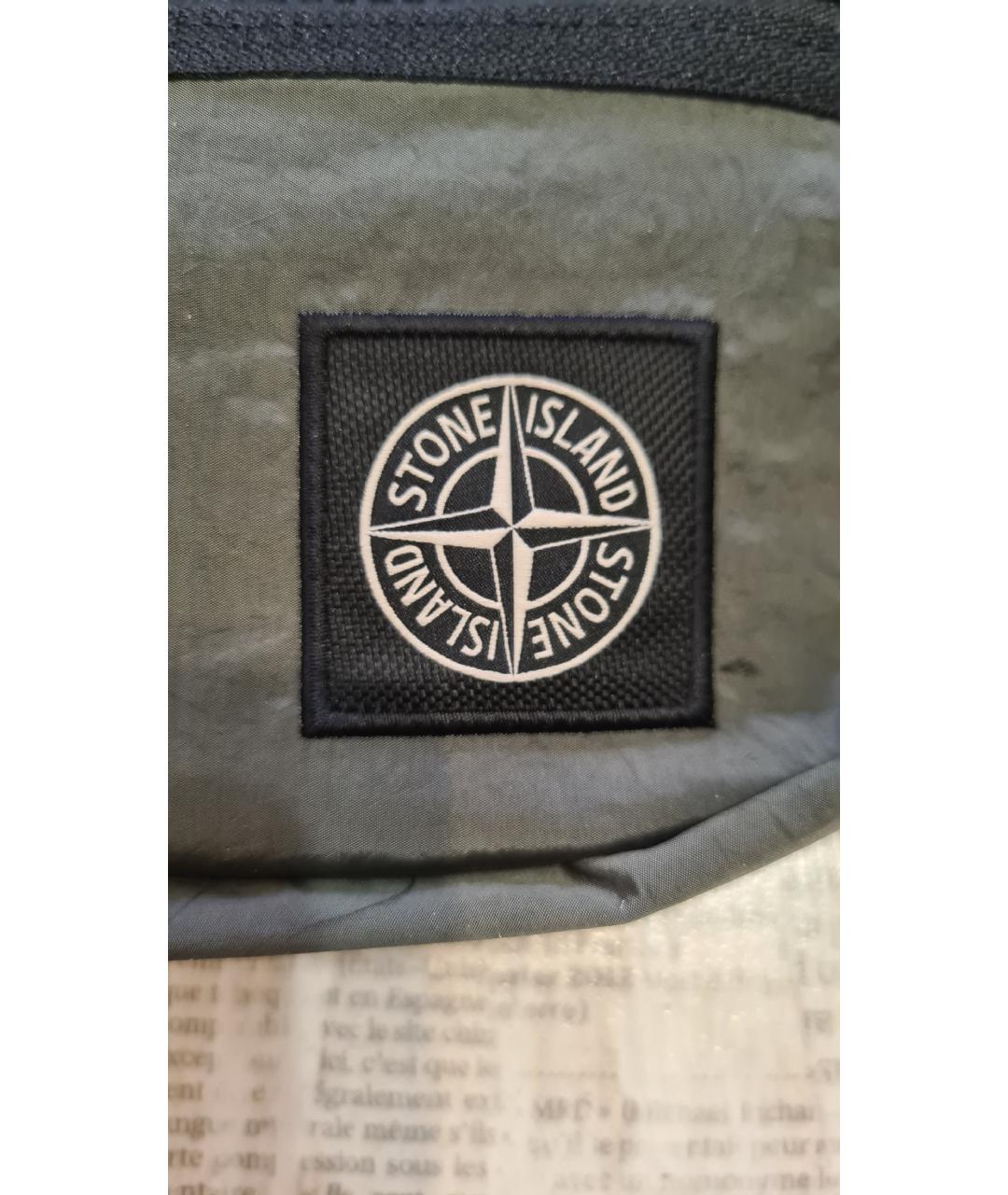 STONE ISLAND Хаки сумка на плечо, фото 5