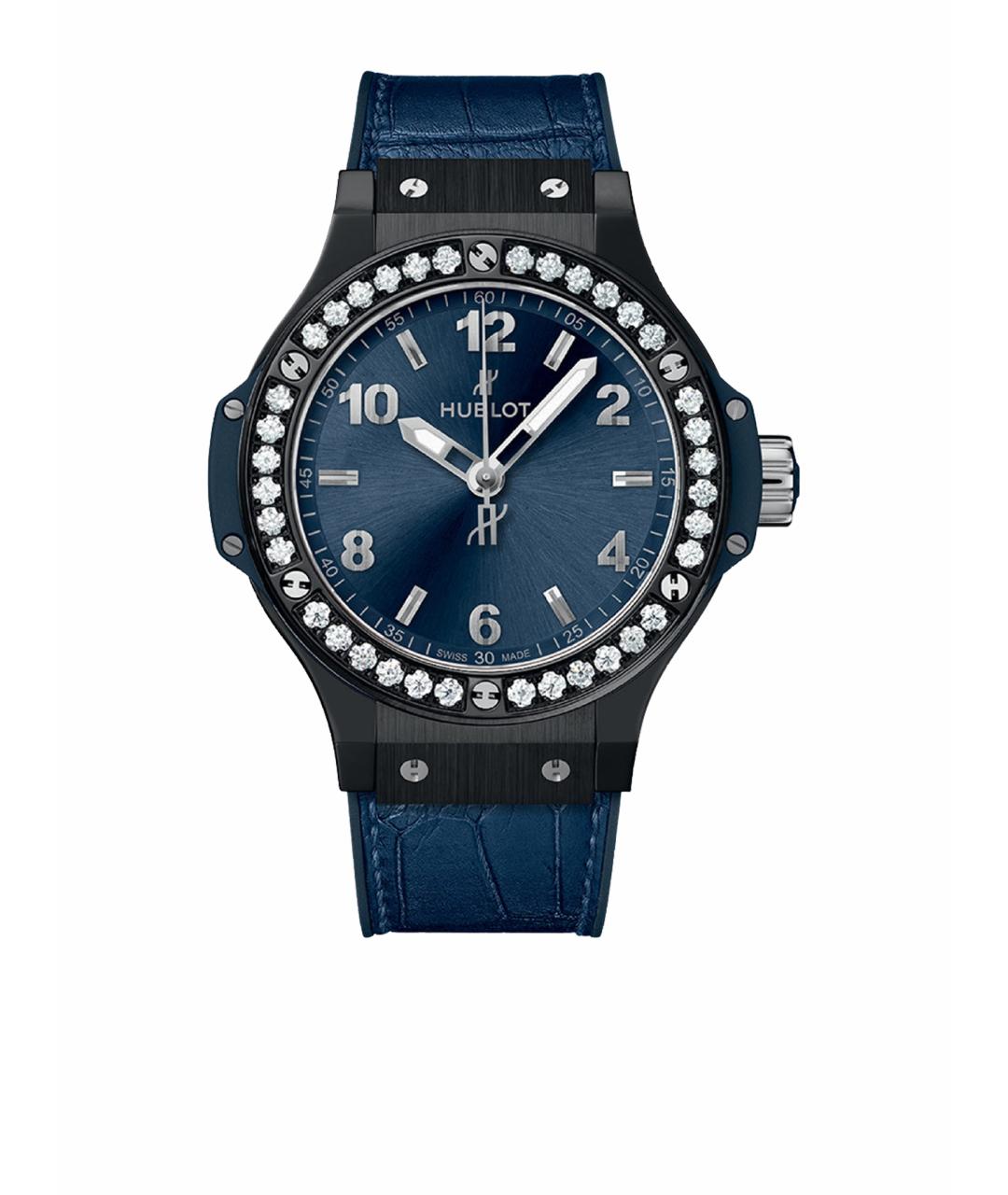 HUBLOT Синие керамические часы, фото 1