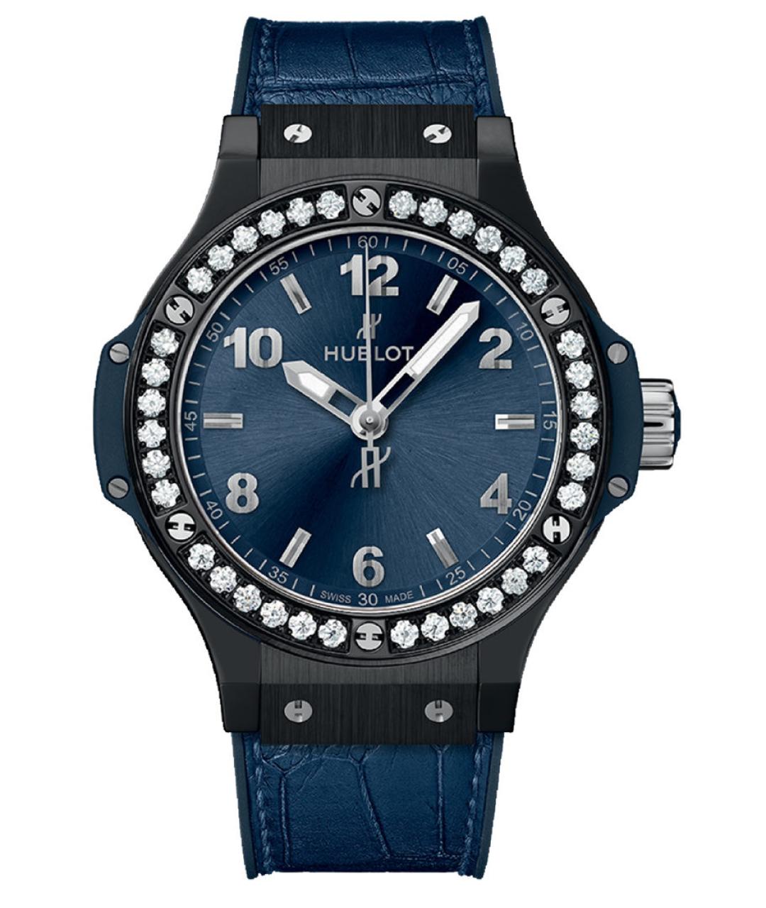 HUBLOT Синие керамические часы, фото 3