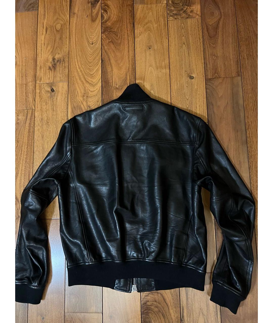 TOM FORD Черная кожаная куртка, фото 2