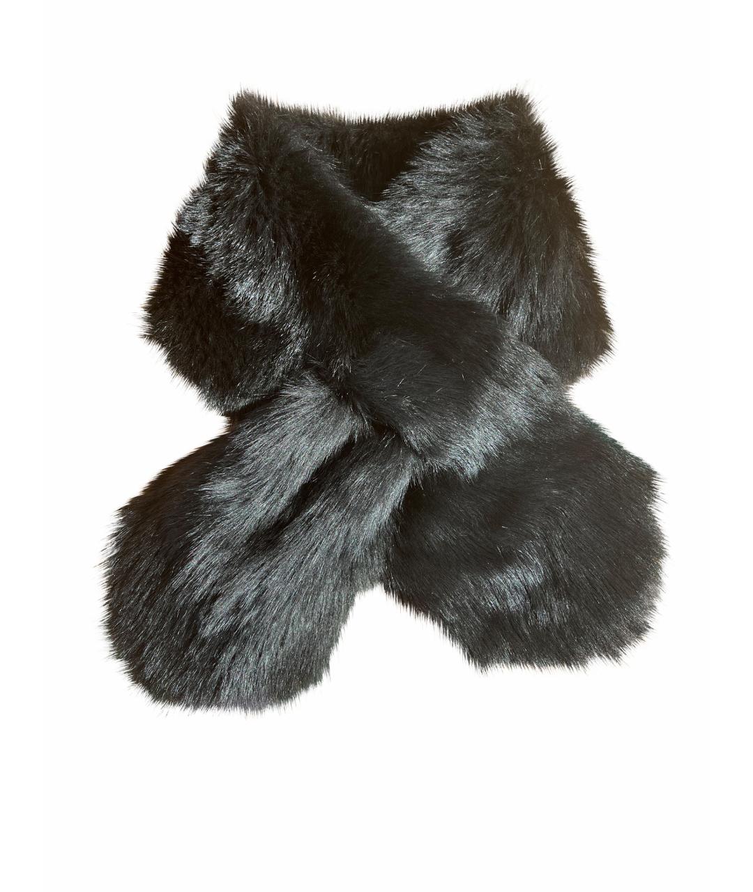 RALPH LAUREN COLLECTION Черный шарф, фото 1