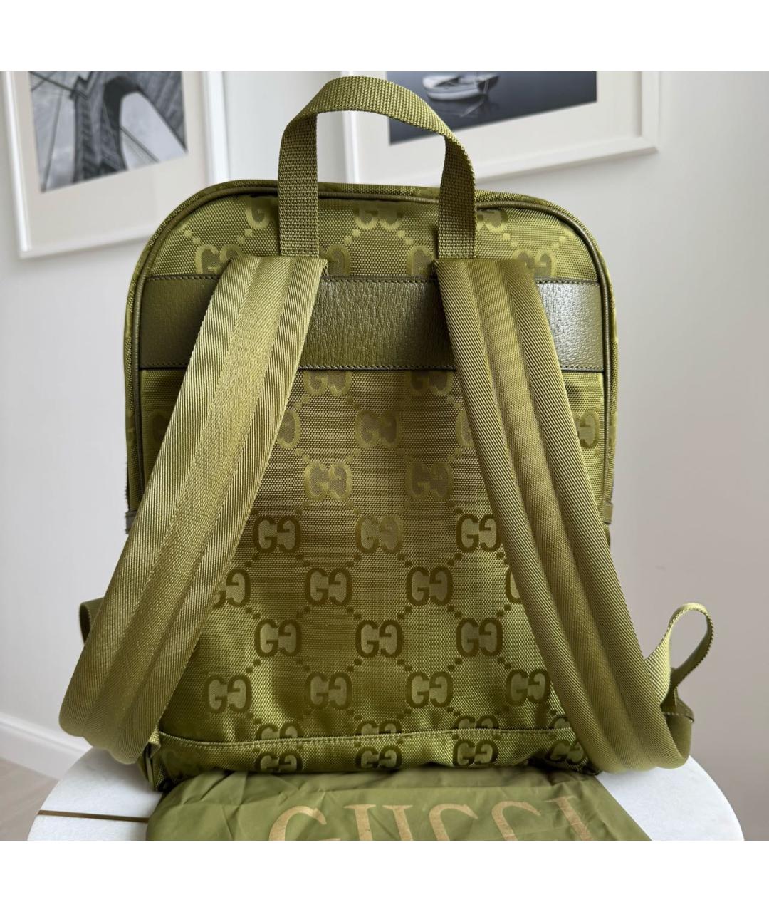 GUCCI Хаки рюкзак, фото 2