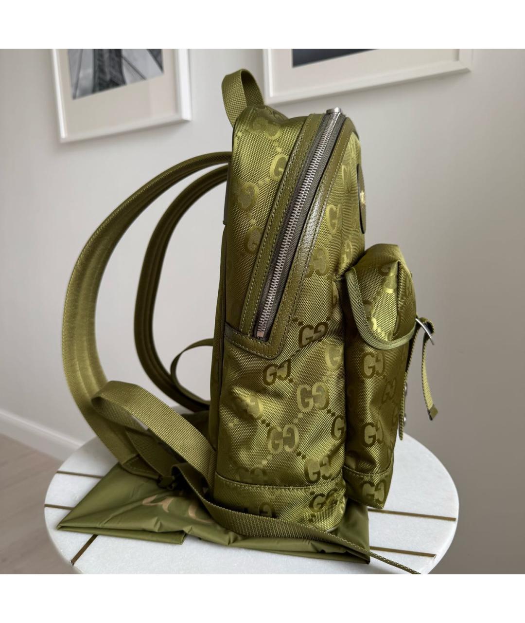 GUCCI Хаки рюкзак, фото 3