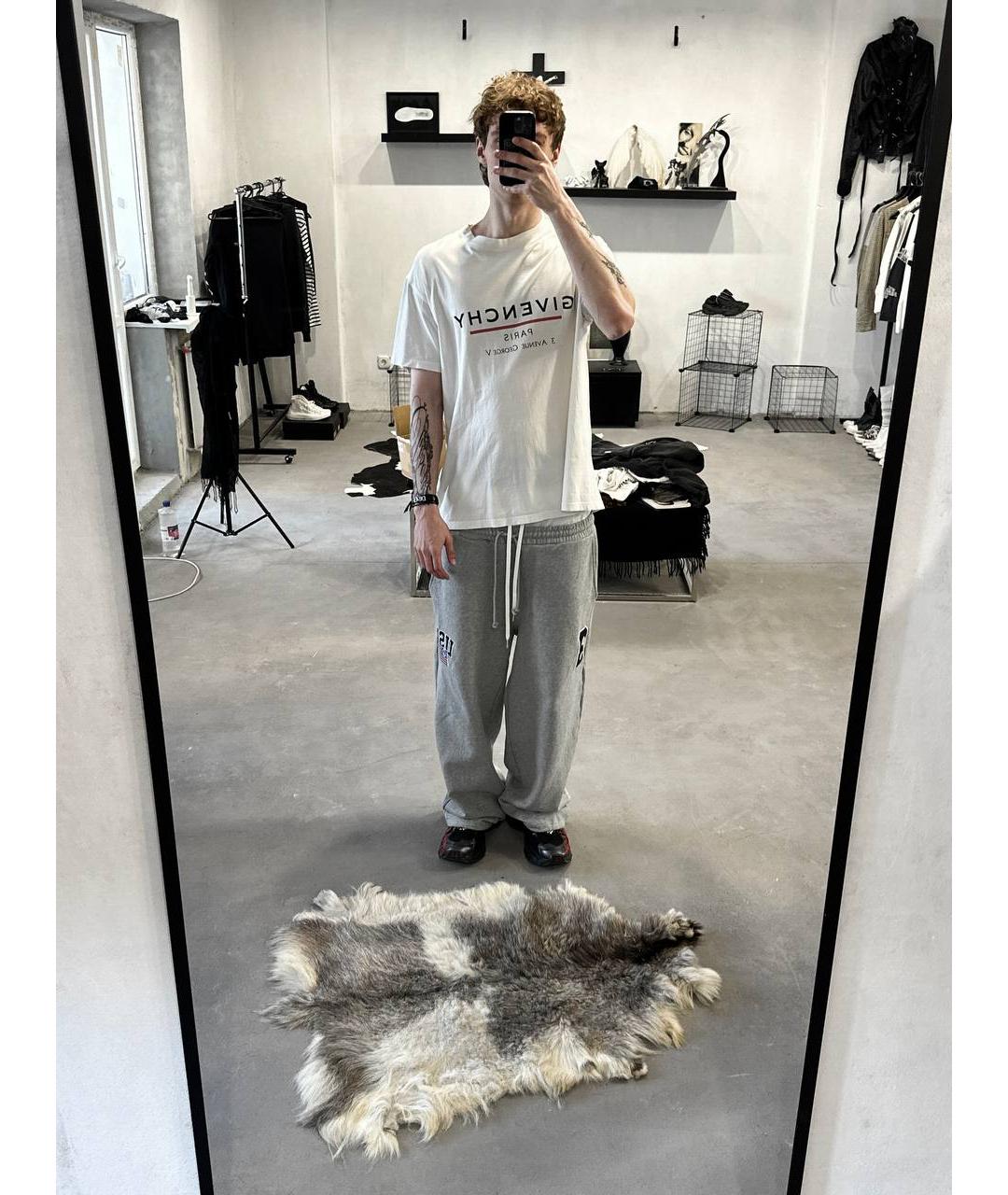 GIVENCHY Белая хлопковая майка, фото 2