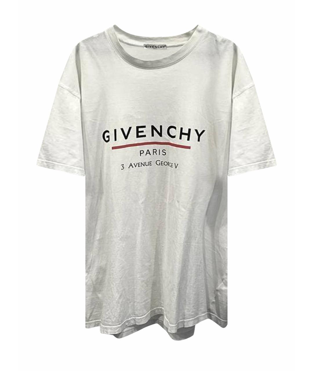 GIVENCHY Белая хлопковая майка, фото 1