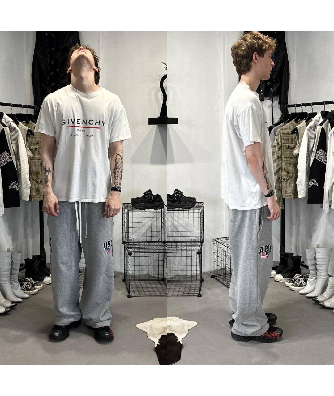 GIVENCHY Белая хлопковая майка, фото 4