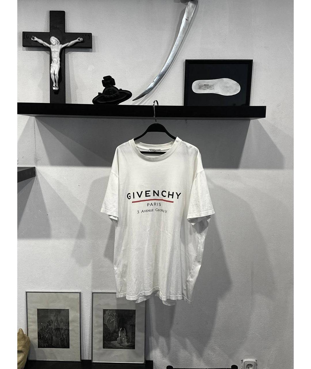 GIVENCHY Белая хлопковая майка, фото 6