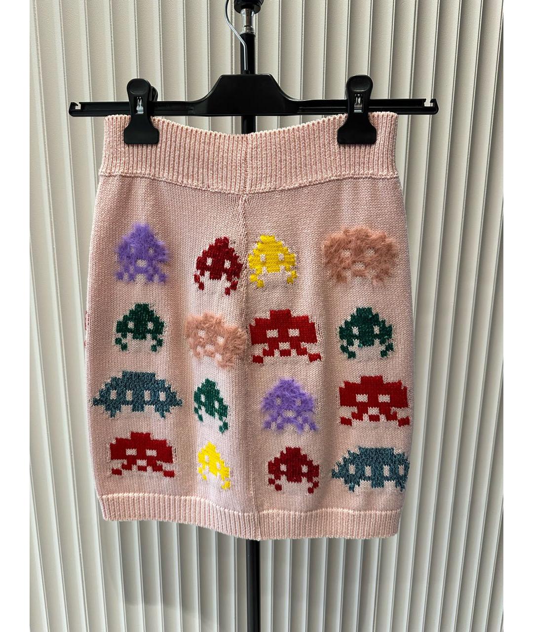 STELLA MCCARTNEY Розовый шерстяной костюм с юбками, фото 2